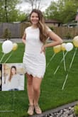 Perfect size, length, everything! Perfect for graduation under the gown and after the gown came off. Love Lulus! - April M.