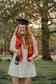 Looked super cute for graduation pictures! - Caitlynn W.