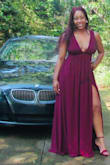 The dress was purchase for my daughter who models in Charlotte, N.C.  The color, material and size were perfect. I have purchase approximately five additional dresses from Lulus since. 
Thank you - Roxanne L.
