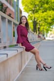 This dress was perfect for my college graduation photos. Shipping was fast! The dress fit nicely and came with wrinkles from packaging but fell out within a few hours of it being hung up! I highly recommend this dress for any occasion! - Alexis G.