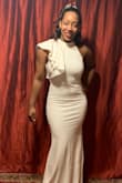 The dress is amazing. I purchased it for my daughter to wear to an all white party. The fit was little snug, but she looked great in it. It's a quality dress for a decent price. - Roxanne L.