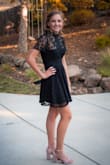 My daughter wore this dress for homecoming. She is a little more conservative and this dress was gorgeous, flattering and she got tons of compliments on it! Fantastic find! - Michele S.