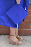 These shoes were perfect with my yellow dress for high school graduation! They fit great, and looked even better; however, I did get slightly painful blisters as a result of my first wear. - Maggie L.