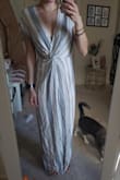Love this coverup!! So light and breezy and beachy and flattering! I want to wear it as a normal dress which I think can be pulled off with some nude undergarments and maybe pinning the top to be less low cut. So excited to wear this on a beach vacay! - Samantha B.