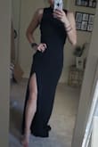 I really like this dress, even though the fit wasn't perfect for me. I usually wear a SMALL in Lulu's and I probably would have considered an XS for this dress because it has stretch. The hip area was a little loose for me but will absolutely still wear! I think with heels the length will wind up being good - Samantha B.