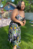 you bought this dress for my 23rd birthday and it's sooooo comfortable and loose the fabric is breathable and I was able to enjoy a beautiful day with a beautiful dress me being a big girl it's important for me to feel comfortable and I definitely did - Ariana O.