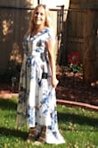Love the dress, just wish it wasn't cut so low at the bust, had to pin it. Can't wait to have somewhere to wear it. Need to workout a little first, get back in shape. But absolutely love it. - Christine K.