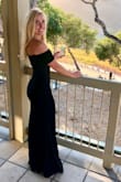 This dress was SO elegant and expensive looking. I wore it to a wedding and got so many compliments. It fits like a glove but also compression so it holds you in. Love, love, love.

It's a teeny bit long (I'm 5'4") so you need really high heels or to have it tailored. But damn I love this dress. - LaNae N.