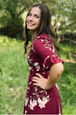 I LOVE THIS DRESS!! I would highly recommend. This dress is really comfortable and super adjustable. I wore a tank top under because the neckline was a bit lower than I wanted (again you could adjust it so it works for you). I was a bit worried about how the sleeves would look on me but ended up loving them. Super cute, affordable, and perfect for a ton of occasions! - Kaitlynn W.