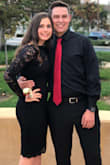 I wore this dress to homecoming and loved it. It wasn't too tight and I was comfortable the whole night. Also, the lace is so pretty and makes a simple black dress really stand out. Would highly recommend! - Kaitlynn W.