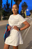I wore this dress for my graduation. It is a very beautiful dress. I got a lot of compliments, I love it. - MIGNONE M.