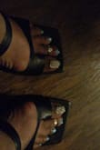 I really love these shoes, I have bunions (genes) and in these shoes you could barely see them. I always wanted a pair of thong sandals, but could never wear, but these are so much better. The shoes are well made, and very comfortable. Wanted every color, but didn't have in my size. - Yvonne W.