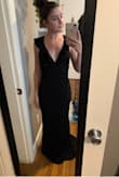 I ordered a bunch of dresses to see which one would be the best as my maid of honor dress in an upcoming wedding. As soon as I put this dress on I knew it was the one. It is so beautiful and figure flattering! The only issue I have is that it is long on me. I am short (5 ft) but with a little hemming it will be perfect! I can't wait to wear it for my best friends wedding! - Sabrina S.
