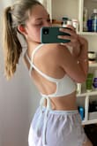 This crop is so soft and isn't see through which is great - Cassie B.