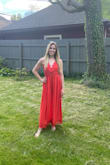 This is a little tight around the rib cage area, but otherwise the fabric is great and flowy. - Courtney W.