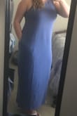 This is so comfortable and flattering! I love it. I have a belt to cinch in the waist but even without it's flattering. The pockets are wonderful but do poke out a little but nothing crazy. LOVE. - Stephanie H.