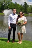 Loved this dress for my wedding day! Fit great, only downside for me was that it was a little tight in the bust area. Otherwise, it was perfect! - Elizabeth L.