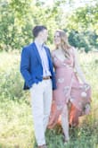 I'm a little on the shorter side, so a M was pretty long and a little loose on the top. Overall the dress is beautiful and because it is a wrap dress I was able to tighten it to compensate for the loose top. I wore it to my engagement pictures and it turned out beautifully! - Rachel W.
