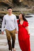 I bought this dress for my engagement photos and vow ceremony, and I received so many compliments on the color and dress throughout the day. It was the perfect in-between of formal and casual. I loved that it really complimented my figured due to the wrap style. It made it easier to adjust since my waist size! The dress is pretty long so I had to get it altered, but no complaints here. - Jasmine K.