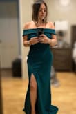 I absolutely love the fit and feel of this dress. It is so comfortable and perfect for my bridesmaid duties coming up. This dress will be very comfortable to wear all day on the day of the wedding. I am able to easily move around (and dance!). The color is amazing. The fabric is somewhat stretchy making it very wearable and movable. - Erica B.