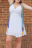 This dress fit really well and I absolutely loved it. It is great quality, not sheer at all. One complaint I have, however, is that the zipper was faulty and got stuck every time I zipped and unzipped the dress. I made it work because I loved the dress so much! - Amy W.