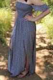 This dress is comfortable, cute, breezy, and is a great color! It would go great with sandals to dress down or wedges during summer. I wish this came in more colors so I could buy! - Briana G.