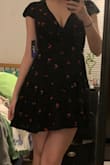 Super cute and great material, but beware for bigger chests. The chest area stretched out after I wore it for an hour or so, which even though it fit well everywhere else it is very revealing for the style - Gillian M.