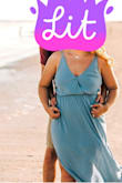 This dress was amazing, I bought it for pictures on the beach with my family and it's PERFECT! I feel like a princess when I put this on, absolutely love it. I wasn't expecting the slits up the side but it made it breathable! There is a slip on the underside so not see through for underwear! - Victoria K.