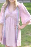 I love this dress so much!! It fits perfectly and is so comfortable! I love how I can dress it up with heels or dress it down with sandals. It is a little sheer so I wear nude spandex under it. - Jenny L.