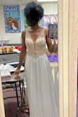 My fiancé and I had to postpone her wedding until next year because of COVID-19 so we decided to get married at the backyard of an Airbnb. I'm so excited to wear it in a couple of weeks. - Diana T.