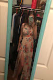 I am absolutely in LOVE with this dress! I bought it for a wedding, but it turns out the wedding will be in November, however, it's in Texas and I really love this dress, so I think I will be wearing this dress there anyways! Only thing is that I am usually an XS but the back doesn't zip all the way up on me, but I feel like if I did order a larger size it would be a little too big. because the length is perfect on me and I have a smaller bust so the XS fits perfectly in that way, so I think I will get it altered. - Dakota F.