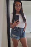 Shirt is a little big, but the fit is perfect for that classic look. Pair it with some jeans or shorts, super cute! - Carla M.