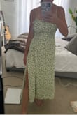 This dress is great! I love the fabric it's high quality and the pattern is pretty and vibrant. Such a fun summer dress I would recommend it to anyone! - Breanna T.