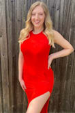 I bought this dress for my girlfriend. And it was worth every penny. First of all it looks GREAT on her. Secondly, it's not an online purchase that isn't as good as advertised. It's better. It fits her perfectly. I may be a little biased but I'll let you be the judge. - Allison G.