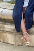 These are my first lace heels and I found them really cute , they were just a little pain to walk around in them but overall I liked and match any fit ! - Jen G.