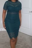 Beautiful dress! Fit very snug but also comfortable. I know it will be perfect once I lose the rest of the baby weight. - Yetunde A.