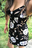 This romper looks exactly like the photos. Beautiful quality! The length is perfect and I love that the straps are adjustable. I do debate XS and S sometimes and went with the small in this romper; very happy that I did. Highly recommend! - Laura S.