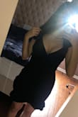 I'm planning to wear it as my graduation dress & I love it! The material is tight fitting, but it gives your body a nice feel. Haven't had the chance to wear it out but from simply trying it on once, I like how it looks and feels on me. - Krystal F.