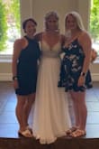 I bought this for my Vegas wedding and I can't believe the number of compliments I received. I love this dress so much! It was a little long on me, so I bought some extra high heels because there wasn't time for alterations. - Kristine H.