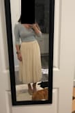 It's just a little tight but it's really pretty! I paired it with a top I also got from Lulus! - Rachel M.
