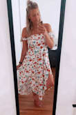 This is so flirty, comfy and sexy. Can't wait to wear this to a little winery or bachelorette situation. - Ashley H.