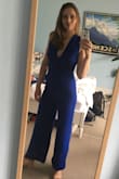 I love it. Finally a jumpsuit with a 31.5" inseam. I am tall with a shorter torso and long legs and I love this jumpsuit. It's the best one I own. Might need to get it in more colours. Can't say a bad word about it! - Yosiane W.