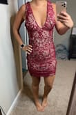 I love this dress! I knew when I saw it I would love it! The dress fits like a glove and I cannot wait to wear it! I am usually a small and this fits perfectly. This shipped SUPER fast, even during the pandemic times. I love Lulu's! - Kylee S.
