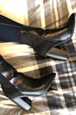I recommend sizing UP half a size if possible! I wore very thin socks and it was still a little too snug because of the pointed toe. Other than that, I highly recommend :) - Rachel K.