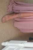 Shoes are perfect. They have a beige look and will go with everything. Will be wearing them in a wedding, bridesmaid. - JENNIFER S.