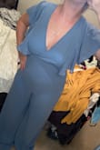 I got it for my mom and she really loves this. Color is the same as the picture, material is nice as well and fits really good. Mom love it and so I do! A little long but it's not a problem. Added a picture so that you can see it! - Olena M.
