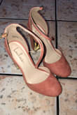 These are probably the cutest shoes I've ever purchased. The color is so unique. I plan to wear these as a bridesmaid in at least 2 weddings this year. They fit true to size. Picture doesn't do them justice. - Kassandra J.
