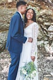 A beautiful dress and great material! I'm so happy I bought this dress! It was perfect for our outdoor elopement at a waterfall. I did get the sides and under the arms taken in. Lulus never disappoint! - Shakari S.