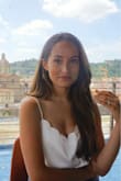 Wardrobe essential! It's such good quality very well made. I got one size smaller because of reviews and definitely recommend sizing down. - Sabrina B.