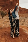 I love that this dress is flowy. I got so many compliments. It was a cold day, so I wore a denim jacket. It looked just as nice. - Jeannie N.